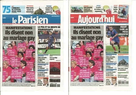 [CP] Succès des « Manif pour tous » régionales du 17 novembre 2012