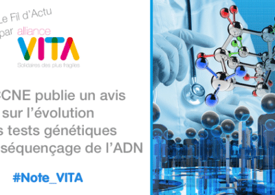 le ccne publie un avis sur l’évolution des tests génétiques liée au séquençage de l’adn