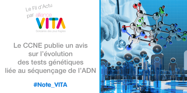Le CCNE publie un avis sur l’évolution des tests génétiques liée au séquençage de l’ADN