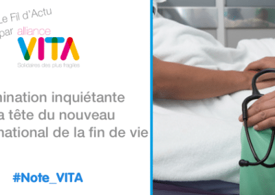 nomination inquiétante à la tête du nouveau centre national de la fin de vie