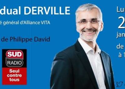 Débat sur l’IVG : Tugdual Derville, invité de Sud Radio