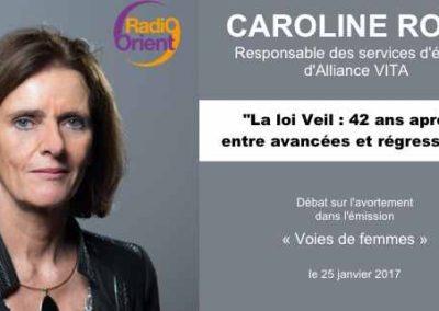 [podcast] débat sur l&rsquo;avortement : caroline roux, invitée de radio orient