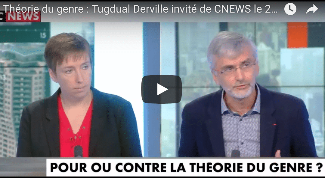 Débat sur la théorie du genre : Tugdual Derville invité de CNEWS