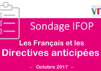 sondage ifop : les français et les directives anticipées