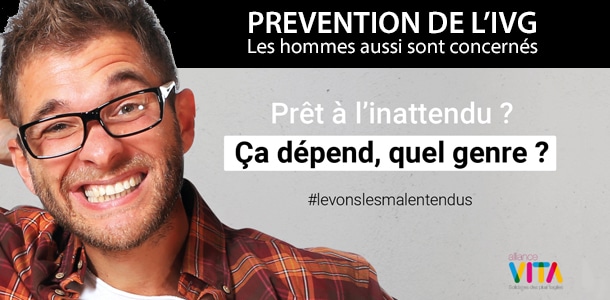 [CP] Alliance VITA lance une campagne nationale inédite d&rsquo;information et de prévention de l&rsquo;IVG à destination des hommes