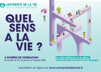 [cp] alliance vita lance l’édition 2020 de son université de la vie : quel sens a la vie ?