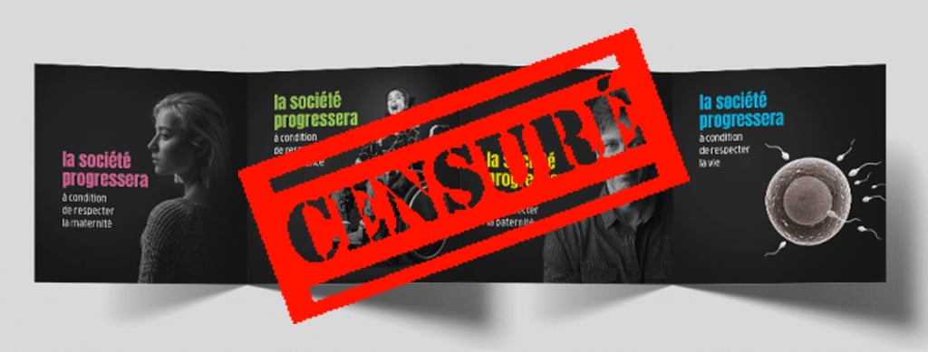 [CP] Censure de “La société progressera” : Alliance VITA dépose un recours en référé