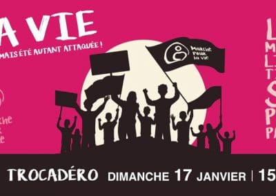 marche pour la vie : mobilisation le dimanche 17 janvier