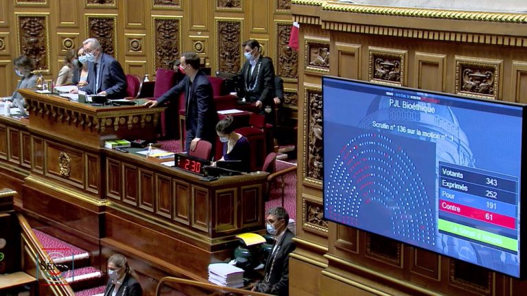 Senat PJL Bioéthique