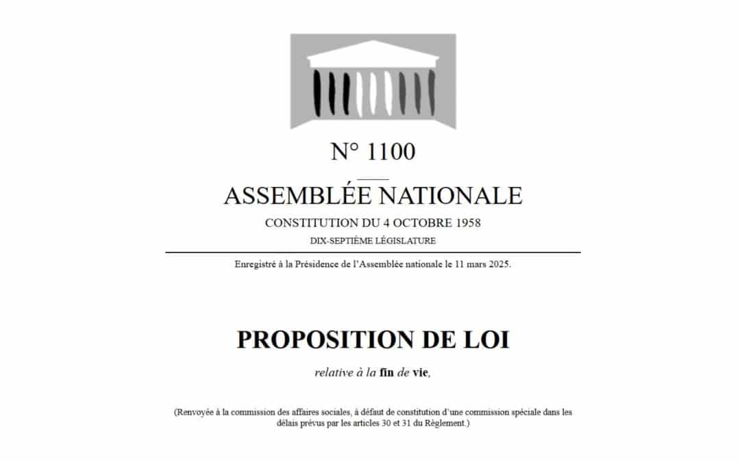 Début de l’examen de la PPL fin de vie en commission, un premier basculement majeur